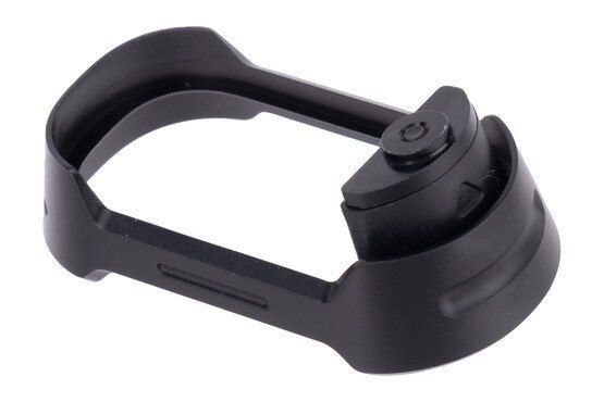 Precision CNC machined Glock magwell, black.